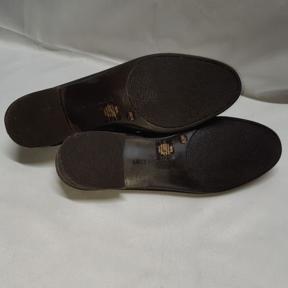 Lucky Brand Cahill Black Leather Loafers  10 M/40 - Picture 7 of 7